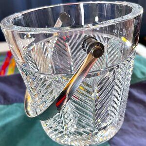Waterford leaded crystal ice bucket